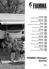 Fiamma 07755H01R Instructions De Montage Et Mode D'emploi