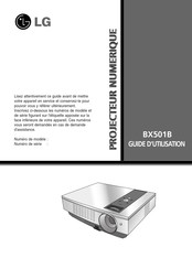 LG BX501B Guide D'utilisation