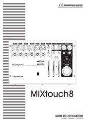 Audiophony PA MIXtouch8 Guide De L'utilisateur