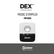 Widex FM+DEX Mode D'emploi