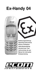 Ecom Instruments Ex-Handy 04 Notice D'utilisation