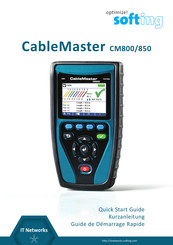 Softing IT Networks CableMaster CM800 Guide De Démarrage Rapide