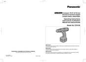 Panasonic EY6105 Instructions D'utilisation