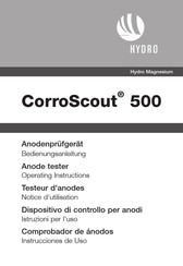 Hydro CorroScout 500 Notice D'utilisation