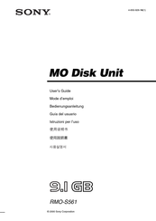Sony RMO-S561 Mode D'emploi