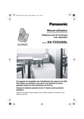 Panasonic KX-TCD320SL Manuel Utilisateur