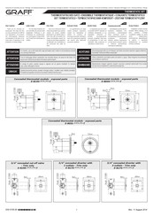 GRAFF Finezza DUE E-8086-LC1E0-T Instructions De Montage Et Utilisation