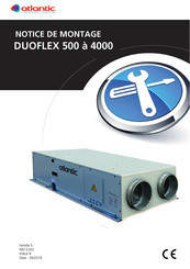 Atlantic DUOFLEX 500 Notice De Montage