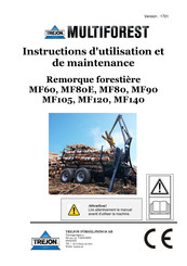 TREJON MULTIFOREST MF140 Instructions D'utilisation Et De Maintenance