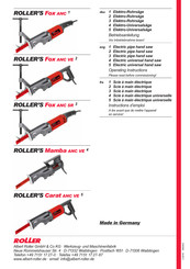 Roller's 560006 Instructions D'emploi