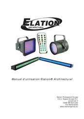Elation Architectural ELAR EXBAR BL Manuel D'utilisation