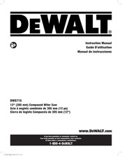 DeWalt DWS715 Guide D'utilisation