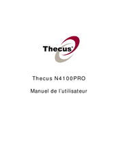 Thecus N4100PRO Manuel De L'utilisateur