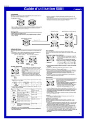 Casio 5081 Guide D'utilisation