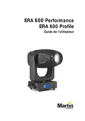 Harman Martin ERA 600 Performance Guide De L'utilisateur