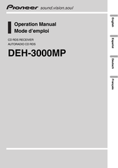 Pioneer DEH-3000MP Mode D'emploi