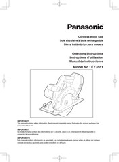 Panasonic EY3551 Instructions D'utilisation