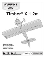 Horizon Hobby E-Flite Timber X 1.2m Guide D'utilisation