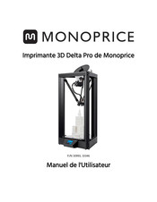 Monoprice 3D Delta Pro Manuel De L'utilisateur