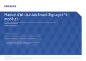 Samsung Smart Signage OH85N-DK Manuel D'utilisation