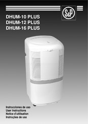 S&P DHUM-10 PLUS Notice D'utilisation