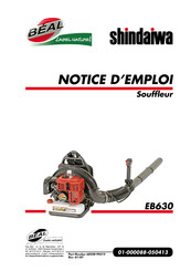 BEAL Shindaiwa EB 630 Notice D'emploi