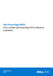 Dell PowerEdge M830 Manuel Du Propriétaire