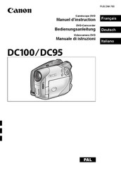 Canon DC100 Manuel D'instruction