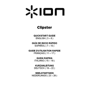 ION Clipster Guide D'utilisation Rapide