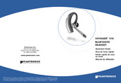 Plantronics VOYAGER 510 Guide Rapide De Mise En Route