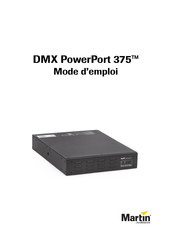 Harman Martin DMX PowerPort 375 Mode D'emploi