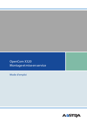 Aastra OpenCom X320 Mode D'emploi