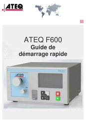 ATEQ F600 Guide De Démarrage Rapide
