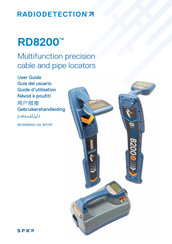 Radiodetection RD8200 Guide D'utilisation