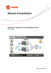 Trane OptiFroid Manuel D'installation