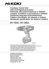 HIKOKI DV 18DJL Mode D'emploi