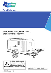 Doosan 14/145 Manuel D'utilisation Et D'entretien