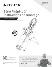 Teeter FitSpine X Série Instructions De Montage