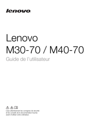 Lenovo M30-70 Guide De L'utilisateur