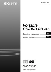 Sony DVP-FX955 Mode D'emploi