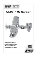 E-Flite UMX F4U Corsair Manuel D'utilisation