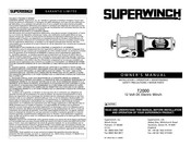 Superwinch T2000 Mode D'emploi