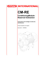 HYDAC International CM-RE-1 Série Instructions De Montage