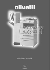 Olivetti d-Copia 31 Mode D'emploi
