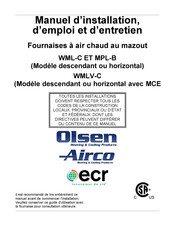 ECR MPL-B Manuel D'installation, D'emploi Et D'entretien