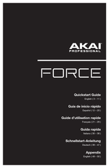 Akai Professional FORCE Guide D'utilisation Rapide