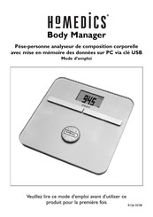 HoMedics Body Manager Mode D'emploi