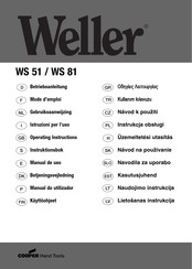 Cooper Hand Tools Weller WS 81 Mode D'emploi