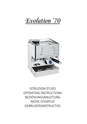 Quickmill Evolution 70 3130 Mode D'emploi