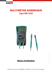 Atec MN-1232 Notice D'utilisation